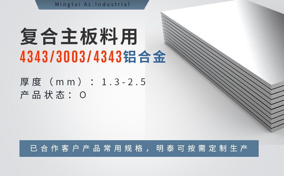 10%4343-3003mod-O態熱軋鋁卷-1mm鋁卷廠-河南明泰鋁業