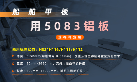 明泰鋁業(yè)源頭廠家 5083 船用鋁板 船舶甲板專用料直供 全規(guī)格定制 船級(jí)社認(rèn)證