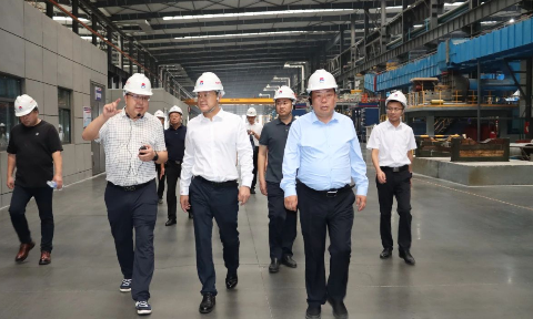 山東省臨朐縣黨政考察團(tuán)到明泰鋁業(yè)參觀考察