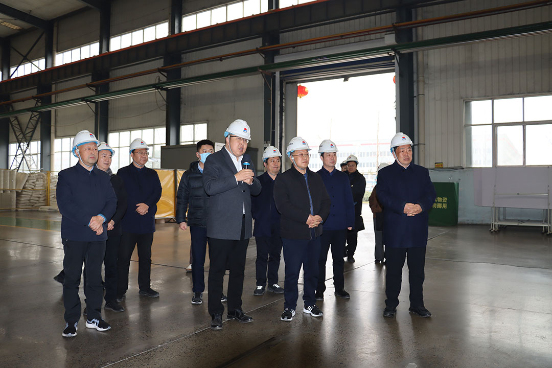 西峽縣領導一行到明泰鋁業(yè)參觀考察